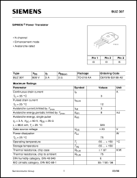 BUZ307 Datasheet