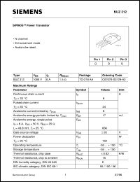 BUZ312 Datasheet