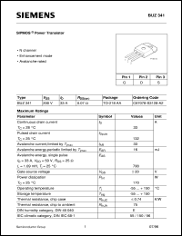 BUZ341 Datasheet