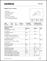 BUZ342 Datasheet