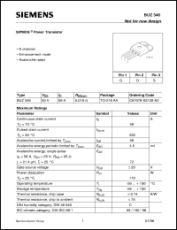 BUZ346 Datasheet