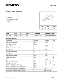 BUZ380 Datasheet