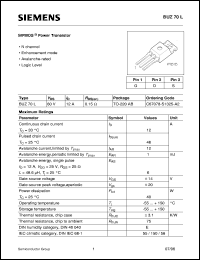 BUZ70L Datasheet