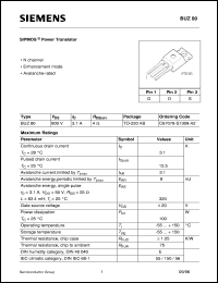 BUZ80 Datasheet