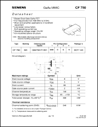 CF750 Datasheet