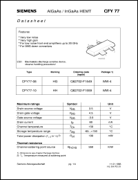 CFY77-08 Datasheet