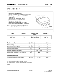 CGY120 Datasheet