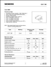 CGY196 Datasheet