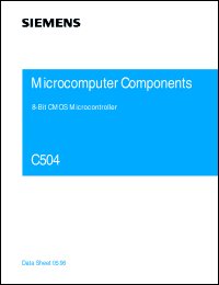 SAB-C504-2R24M Datasheet