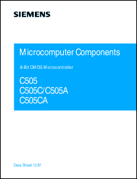 SAB-C505A-4EM Datasheet