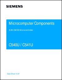 SAB-C541U-1EP Datasheet