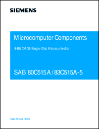 SAB83C515A-5N18-T3 Datasheet
