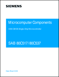 SAB80C537-M-T40/85 Datasheet