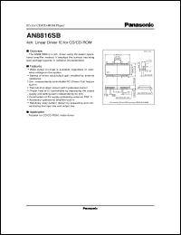 AN8814SB Datasheet