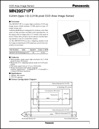 MN39571PT Datasheet