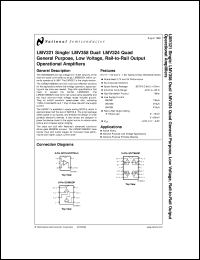 LMV324MTX Datasheet