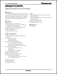 MN662724RPE Datasheet