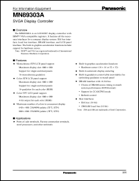 MN89303A Datasheet
