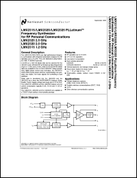 LMX2325TMX Datasheet