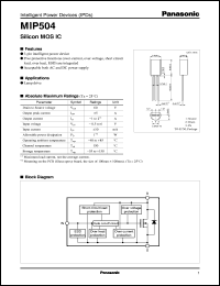 MIP504 Datasheet