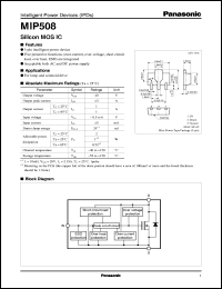 MIP508 Datasheet