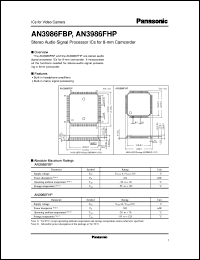 AN3986FHP Datasheet
