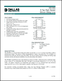 DS1004Z-4/T&R Datasheet