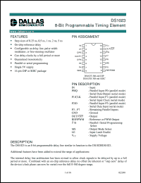 DS1023-500 Datasheet