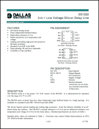 DS1033Z-15/T&R Datasheet