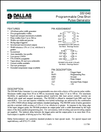 DS1040Z-75/T&R Datasheet