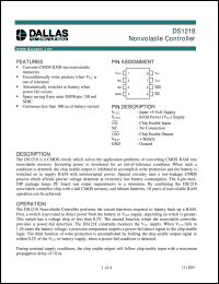 DS1218 Datasheet