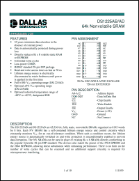 DS1225AB-170 Datasheet