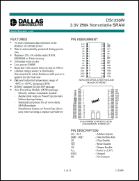 DS1230WP-100 Datasheet