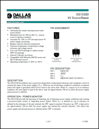 DS1233DZ-10 Datasheet