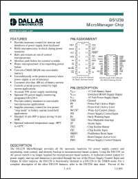 DS1239S-5N Datasheet