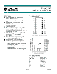 DS1245Y-120 Datasheet