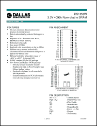 DS1250WP-150 Datasheet