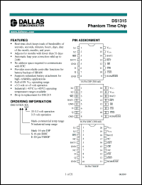 DS1315N-33 Datasheet