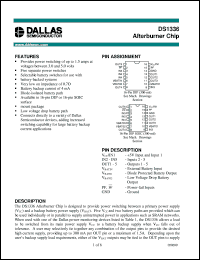DS1336 Datasheet