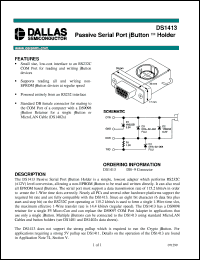 DS1413 Datasheet