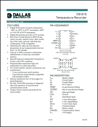 DS1615 Datasheet