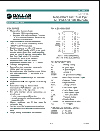 DS1616 Datasheet