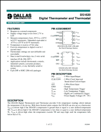 DS1620 Datasheet