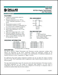 DS1775R-TR5 Datasheet