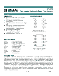 DS1807S/T&R Datasheet