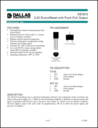 DS1815R-5/T&R Datasheet