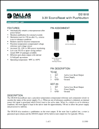 DS1818R-5/T&R Datasheet