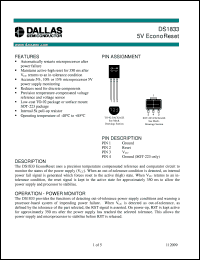 DS1833-15 Datasheet