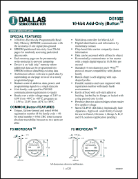 DS1982-F3 Datasheet