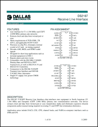 DS2187 Datasheet